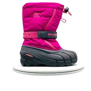 Sorel kids snow boots pink size 1